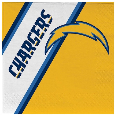 Duck House Los Angeles Chargers Paper Napkins Disposable 9413106124